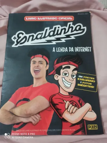 Álbum Do Enaldinho Com 145 Figurinhas Coladas