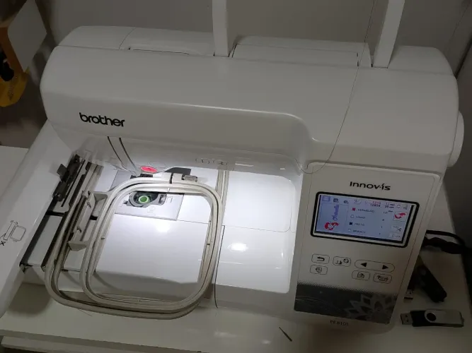 Máquina De Bordar Domestica Brother Pe-810l