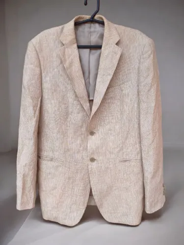 Blazer de linho importado plus size masculino Tam GG+