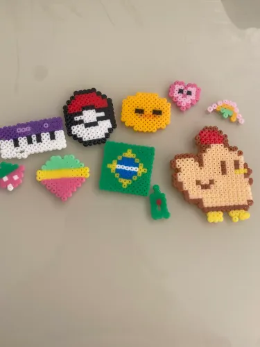 Hama beads personalizado (confira os preços na descrição)
