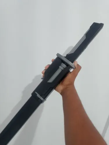 Espada de brinquedo led que sai faísca