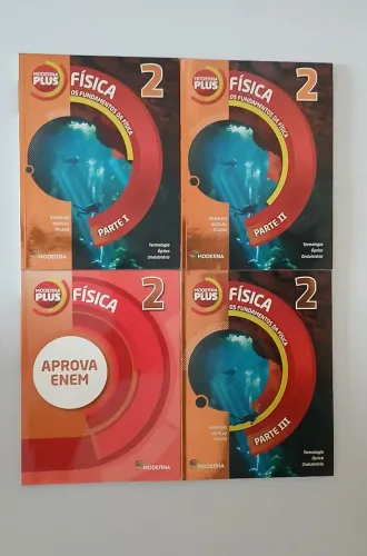 Conjunto de livros Física 2 os fundamentos da física