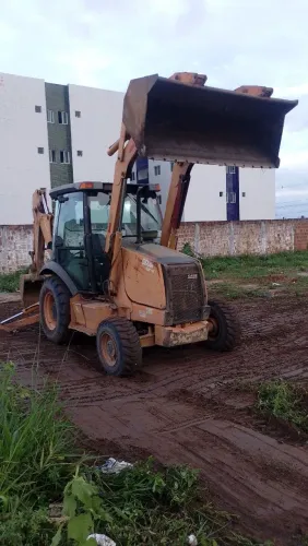 Aluguel de retro escavadeira 