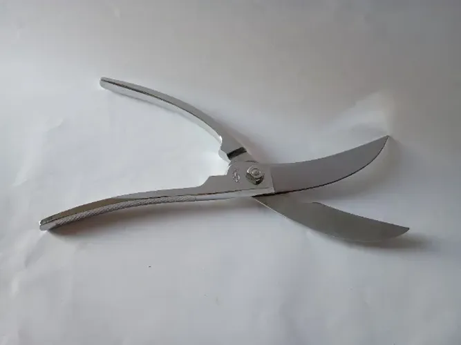 Tesoura de trinchar aves marca Mundial em aço inox - 25cm