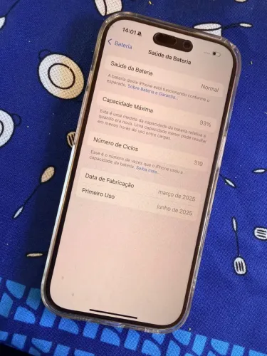 iPhone 16 pro 128gb 93% de bateria