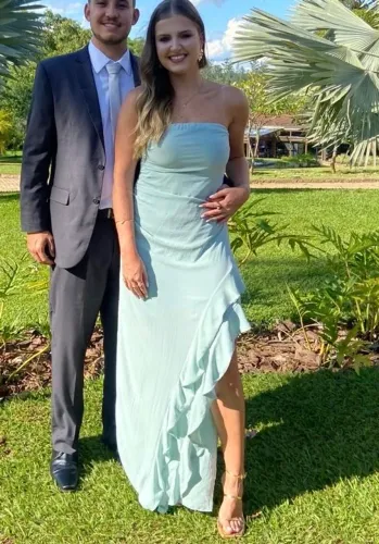 Vestido de Festa Longo Convidada/Madrinha de Casamento/Formatura