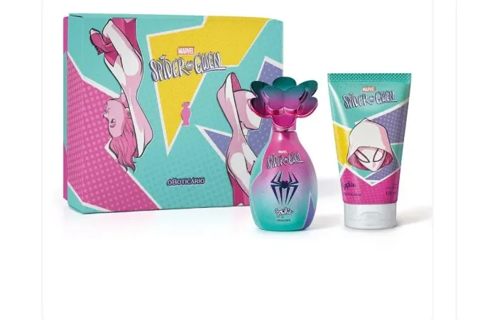 Kit infantil feminino O Boticário, com perfume e hidratante