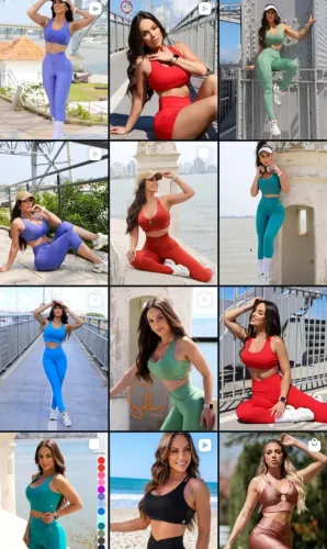 ESTOQUE LOJA DE ROUPA FITNESS - FECHAMENTO (Lote em torno de 300 conjuntos)