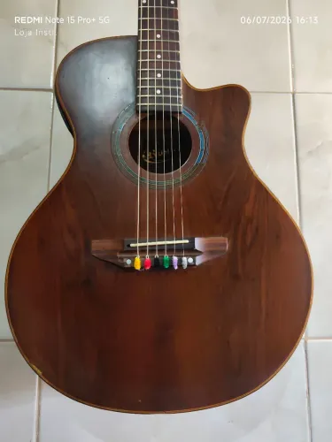 Violão aço elétrico Rozini