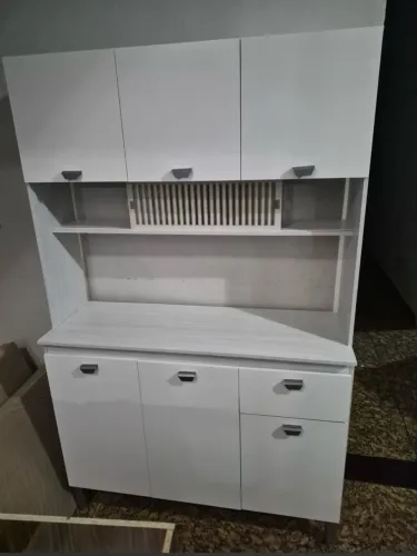    Balcão de Cozinha com 7 Portas e Nichos - novo 