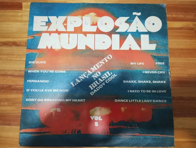 Disco de Vinil LP Explosão Mundial Vol 5