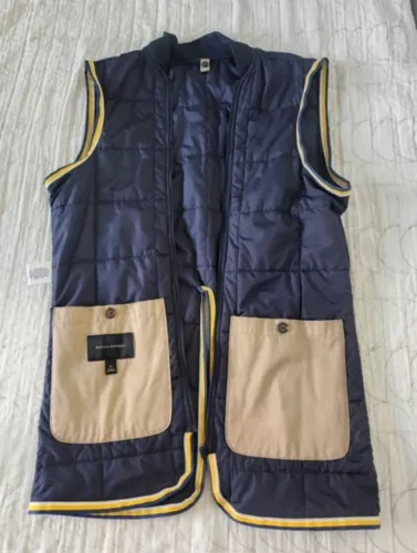 Colete banana repúblic azul marinho