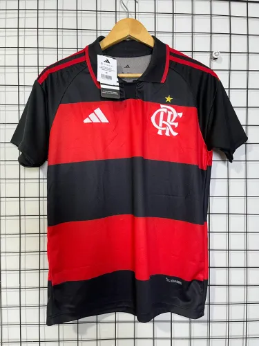 Camisa do Flamengo com Gola 1 Linha