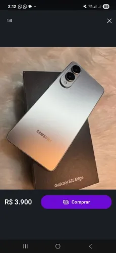 VENDO OU TROCO S25 EDGE 256