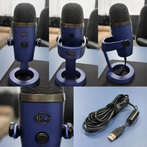 Microfone condensador - BLUE Yeti - Midnight Blue Original