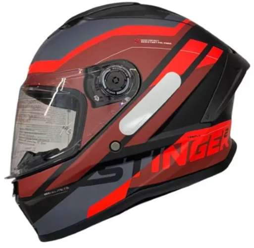 Capacete MT Helmets Stinger2 laranja Fosco Tam. 57-58 