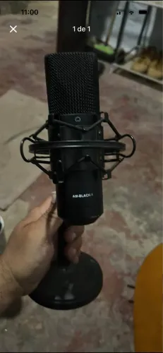 Microfone AM black