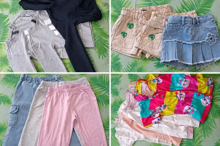 Roupa feminina infantil