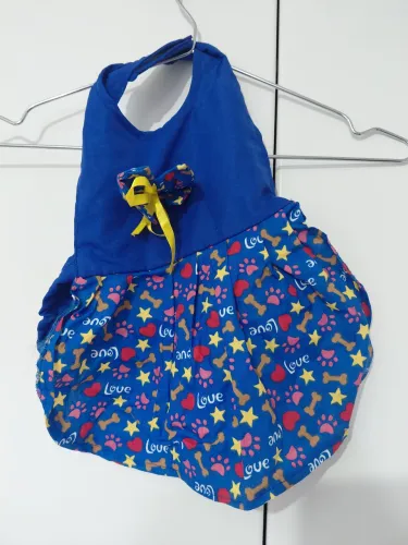 Vestido pet pequeno porte