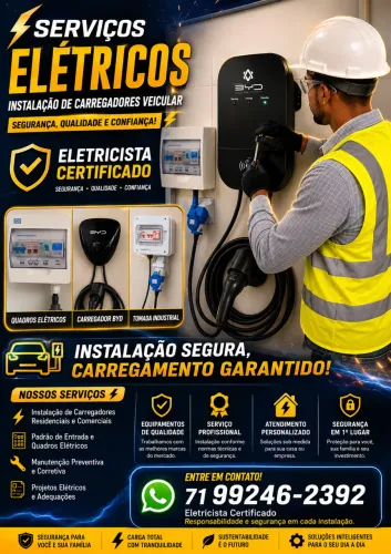 Instalador de carregadores veicular 