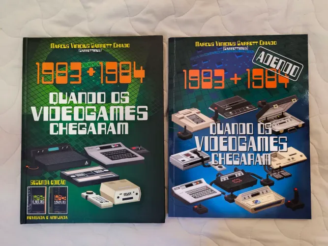 Livro Quando Os Video Games Chegaram 1983+1984 + Adendo