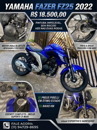 Fazer FZ25 - 2022