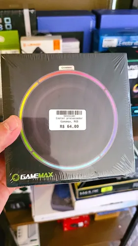 Cooler Amd e Intel Gamemax, RGB 120mm, novo, lacrado, com garantia!