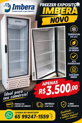Freezer expositor imbera Novo