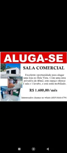 Alugo sala comercial