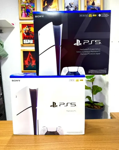 PS5 Slim - NOVOS LACRADOS - Pego PS4