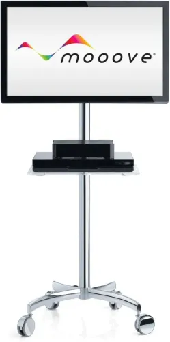 Móvel/Suporte para vídeo conferência Octoo Cromado (Novo/Lacrado/com NF e garantia)