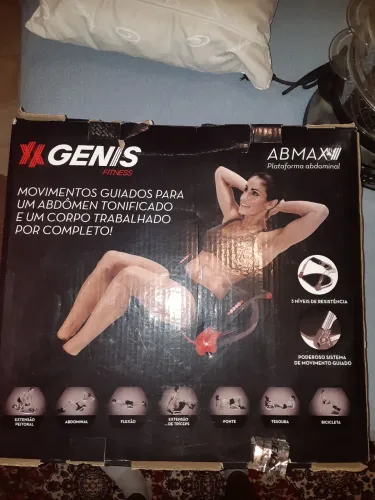 Gênis Fitness ABMAX plataforma abdominal