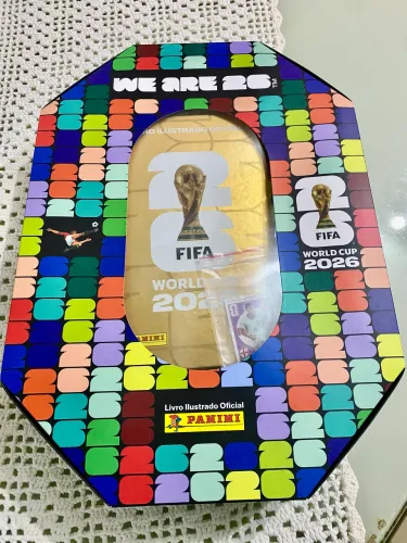 Album Copa do Mundo Dourado - Edição Estádio Enumerado + 2 Fig Legend