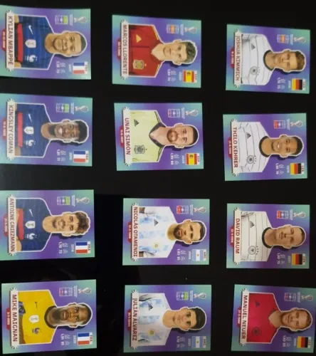Figurinhas Copa 2022 Qatar - Lote Completo 129 Unidades