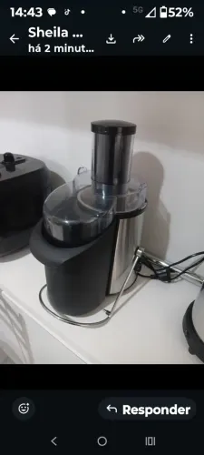 Centrífugador de fruta e verduras