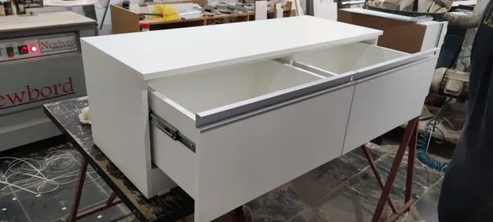 Gaveteiro MDF 105cm  Entregue montado