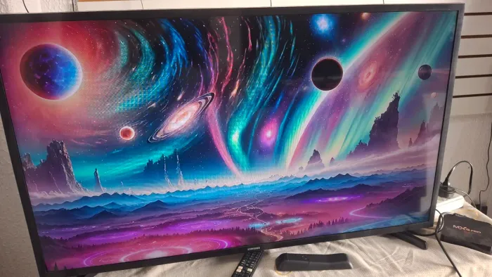 TV SAMSUNG 43 POLEGADAS SMART IMPECÁVEL COM GARANTIA DE FUNCIONAMENTO SUPER RÁPIDA TIZEM