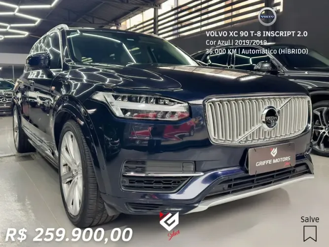 Volvo XC-90 XC 90 T-8 Híbrido Insc. Express. 2.0 5P 2019