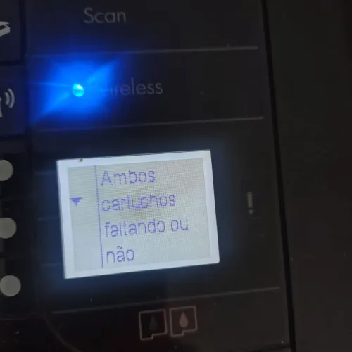 Impressora HP Deskjet 3054 - sem cartucho - acompanha cabo de alimentação e USB