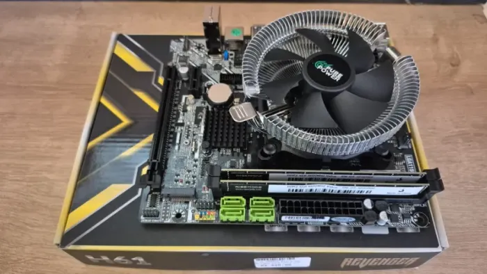 Kit i5 cooler placa mãe 8GB cabo sata novo com garantia!
