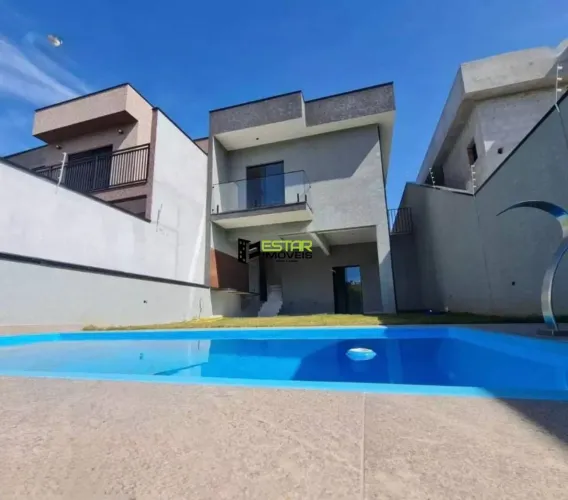 Casa Térrea com Piscina, 3 Quartos e 2 Suítes no Bella Atibaia R$ 799.990