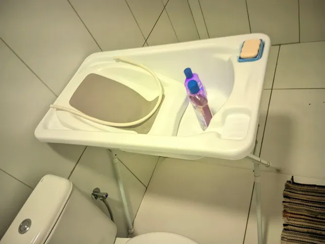 Banheira bebê com base
