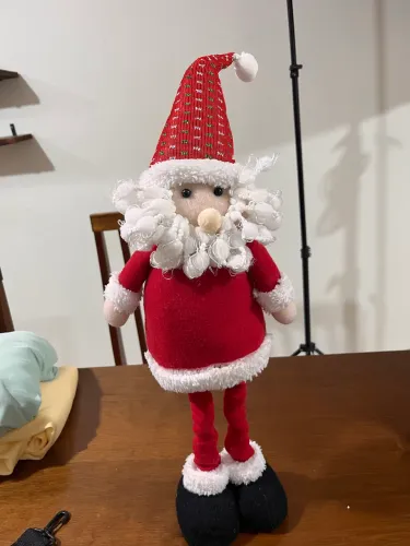 Boneco papai noel - aumenta as pernas