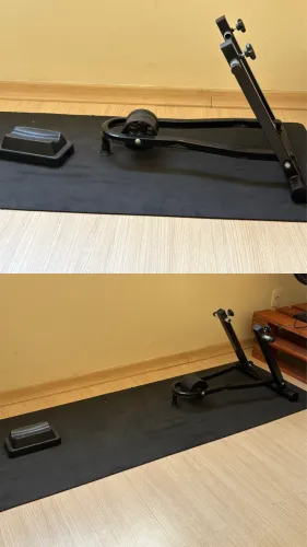 ROLO DE TREINO DE BIKE + TRAVA DA RODA DIANTEIRA (transforme bike comum em spinning)