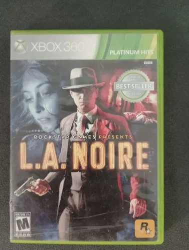 JOGO L.A NOIRE PLATINUM DE X BOX 360 ...3 EM 1 EM ÓTIMO ESTADO BARATINHO PARA SAIR RÁPIDO 