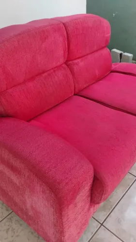 Sofá 2 lugar vermelho!