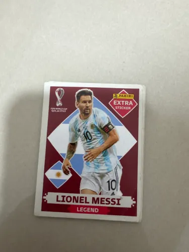 Figurinha legend Messi bordô - 2022