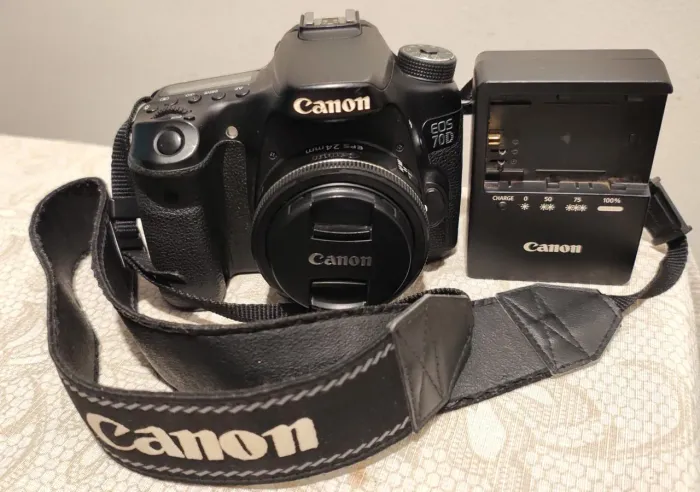 Câmera canon 70d