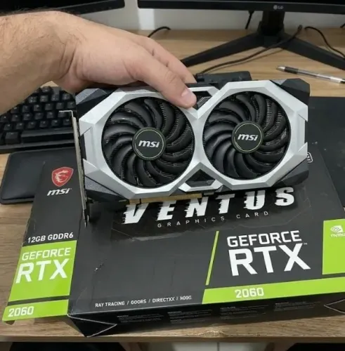 Placa de Video MSI GeForce RTX 2060 Ventus OC 12GB