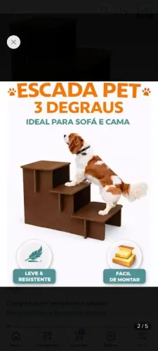 Escada para cachorro 